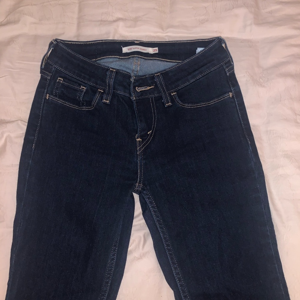 Levi super skinny jeans